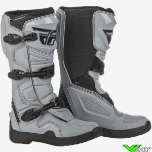 Fly Racing Maverik Motocross Boots - Grey