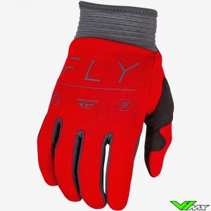 Fly Racing F-16 2024 Youth Motocross Gloves - Red / Charcoal