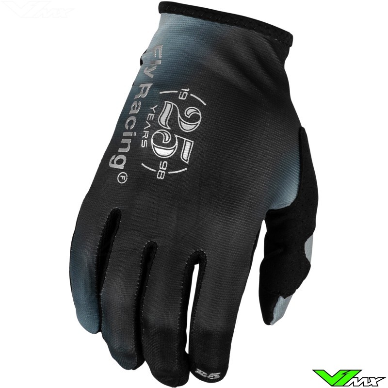 Fly Racing Lite SE Legacy 2024 Motocross Gloves - Grey / Black