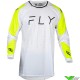 Fly Racing Evolution 2024 Motocross Jersey - White / Fluo Yellow