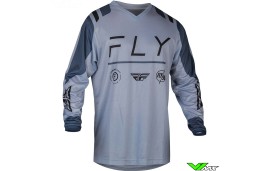 Fly Racing F-16 2024 Motocross Jersey - Artic Grey / Stone