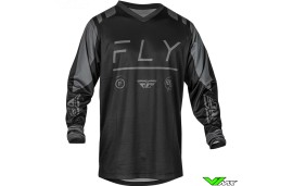 Fly Racing F-16 2024 Motocross Jersey - Black / Charcoal