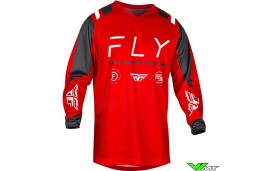 Fly Racing F-16 2024 Motocross Jersey - Red / Charcoal