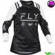 Fly Racing F-16 2024 Cross shirt voor vrouwen - Zwart / Wit