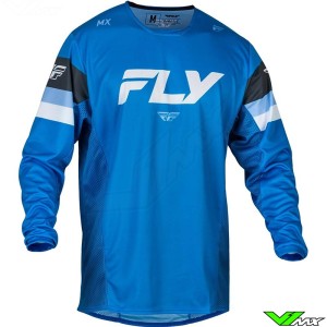 Fly Racing Kinetic Prix 2024 Cross shirt - Fel Blauw