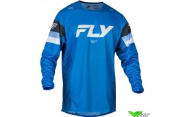 Fly Racing Kinetic Prix 2024 Cross shirt - Fel Blauw