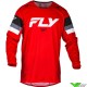 Fly Racing Kinetic Prix 2024 Cross shirt - Rood / Grijs