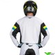 Fly Racing Kinetic Prix 2024 Motocross Jersey - White / Black / Fluo Yellow