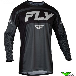 Fly Racing Lite 2024 Cross shirt - Charcoal / Zwart