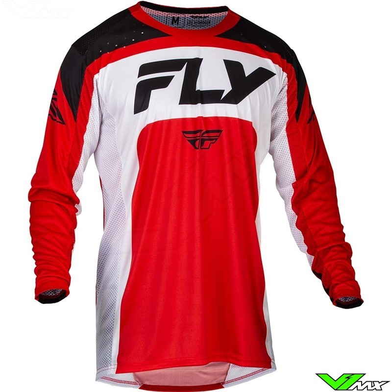 Fly Racing Lite 2024 Cross shirt - Rood / Wit / Zwart