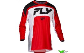 Fly Racing Lite 2024 Motocross Jersey - Red / White / Black