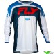 Fly Racing Lite 2024 Cross shirt - Wit / Rood / Navy