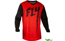 Fly Racing F-16 2024 Youth Motocross Jersey - Red / Black