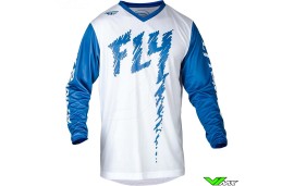 Fly Racing F-16 2024 Kinder Cross shirt - True Blauw / Wit