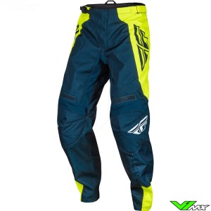 Fly Racing F-16 2024 Motocross Pants - Navy / Fluo Yellow