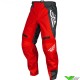 Fly Racing F-16 2024 Crossbroek - Rood / Charcoal