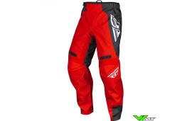 Fly Racing F-16 2024 Crossbroek - Rood / Charcoal