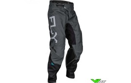 Fly Racing Kinetic 2024 Motocross Pants - Charcoal / Black / Blue