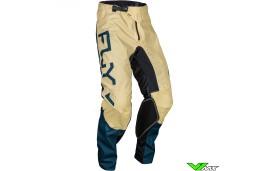 Fly Racing Kinetic 2024 Motocross Pants - Ivory / Navy / Cobalt