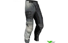 Fly Racing Kinetic BOA 2024 Kinder Crossbroek - Zwart / Licht grijs