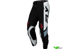 Fly Racing Lite BOA 2024 Motocross Pants - Black / White / Denim Grey