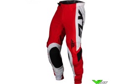 Fly Racing Lite BOA 2024 Motocross Pants - Red / White / Black