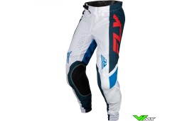 Fly Racing Lite BOA 2024 Motocross Pants - White / Red / Navy
