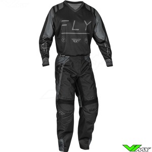 Fly Racing F-16 2024 Motocross Gear Combo - Black / Charcoal