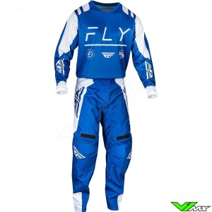 Fly Racing F-16 2024 Motocross Gear Combo - True Blue