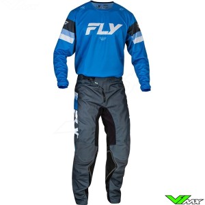 Fly Racing Kinetic Prix 2024 Motocross Gear Combo - Bright Blue