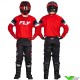 Fly Racing Kinetic Prix 2024 Motocross Gear Combo - Red / Grey
