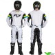 Fly Racing Kinetic Prix 2024 Motocross Gear Combo - White / Black / Fluo Yellow