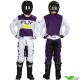 Fly Racing Kinetic Reload 2024 Motocross Gear Combo - Deep Purple / White / Fluo Yellow