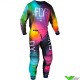Fly Racing Kinetic Prodigy 2024 Youth Motocross Gear Combo - Fuchsia / Electric Blue / Fluo Yellow