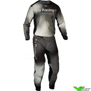 Fly Racing Lite SE Legacy 2024 Motocross Gear Combo - Grey / Black