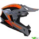 Kenny Titanium Motocross Helmet - Grey / Orange