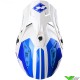 Kenny Titanium Motocross Helmet - White / Blue