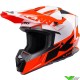 Kenny Track Crosshelm - Fluo Rood Oranje (L)