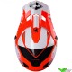 Kenny Track Youth Motocross Helmet - Fluo Red Orange