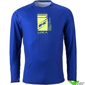 Kenny Titanium Solid 2024 Cross shirt - Navy / Fluo Geel