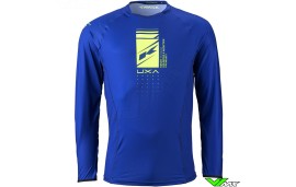 Kenny Titanium Solid 2024 Motocross Jersey - Navy / Fluo Yellow