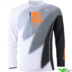 Kenny Titanium Tones 2024 Cross shirt - Wit / Grijs / Oranje