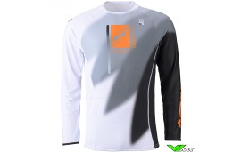 Kenny Titanium Tones 2024 Cross shirt - Wit / Grijs / Oranje