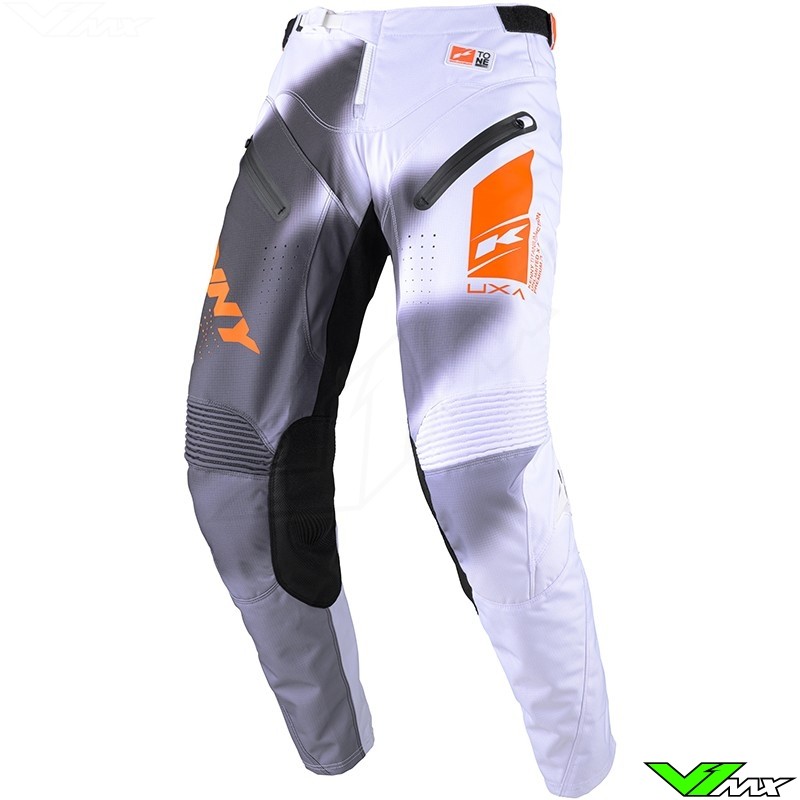 Kenny Titanium Tones 2024 Crossbroek - Wit / Grijs / Oranje