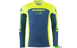 Kenny Performance Solid 2024 Cross shirt - Fluo Geel