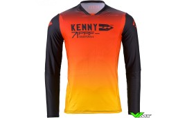 Kenny Performance Wave 2024 Cross shirt - Oranje / Rood / Geel