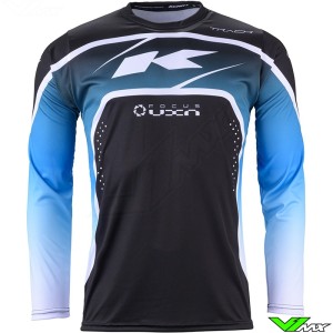 Kenny Track Focus 2024 Cross shirt - Zwart / Wit / Blauw