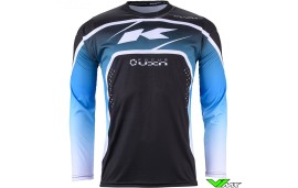 Kenny Track Focus 2024 Motocross Jersey - Black / White / Blue