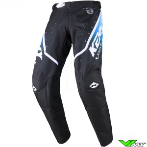 Kenny Track Focus 2024 Motocross Pants - Black / White / Blue