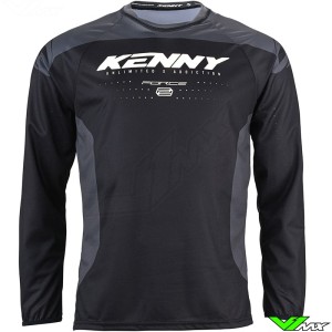 Kenny Track Force 2024 Cross shirt - Zwart / Grijs